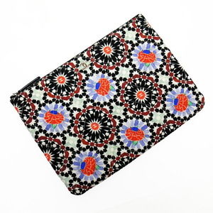 Chanel Christmas Clutch Bag Nylon Black